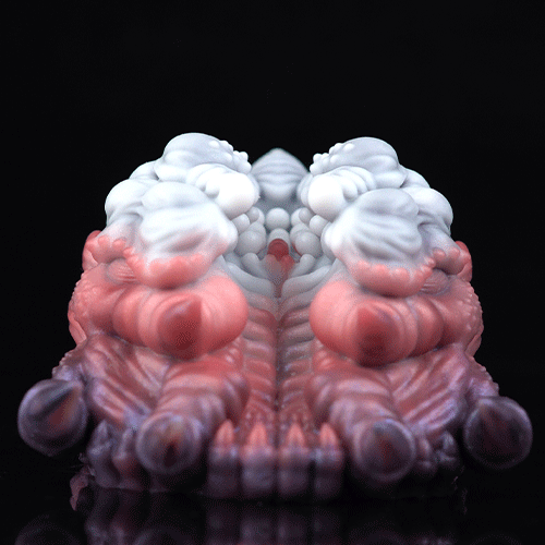 Alien Fantasy Vibrating Grinder Sex Toy OpenChannel Pussy Grinder for Penis Desensitization