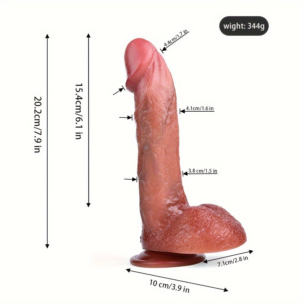 FAAK-G194 Silicone Realistic Dildo Strap On Realistic Penis With Suction Cup