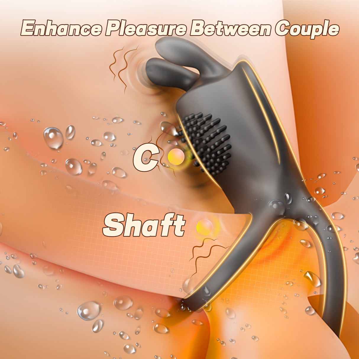 4 In 1 vibrating anal plug cock ring couple sex toys with remote control