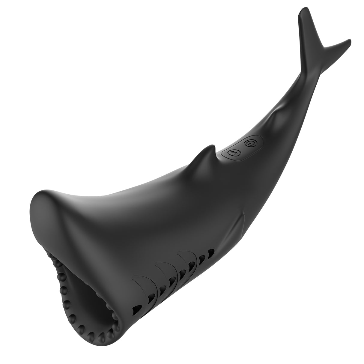 Vibrating Shark shaped Penis Enhancers Trainer Mens Masturbator app control