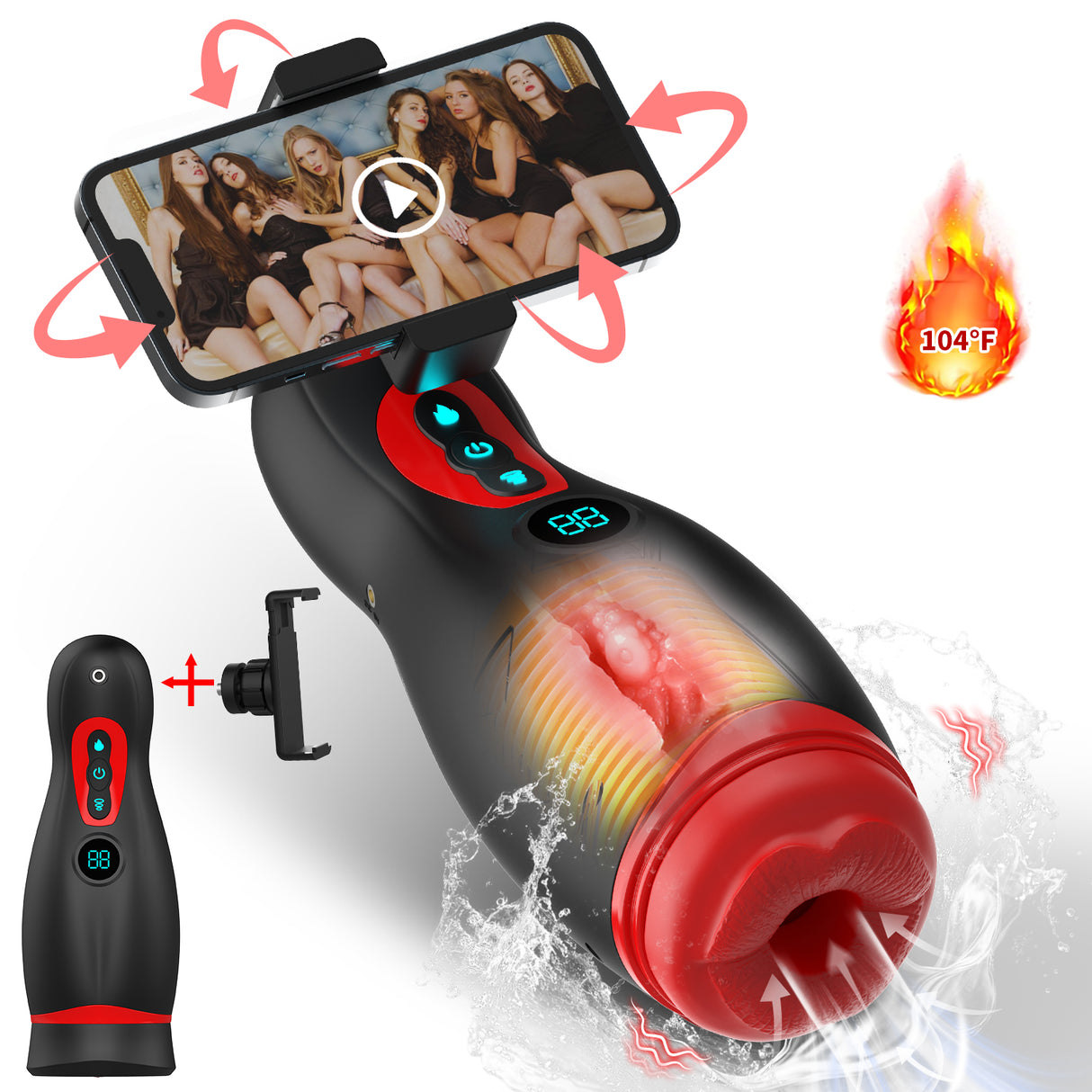 Sexy Lips Oral Sucking Blowjob Masturbation cup