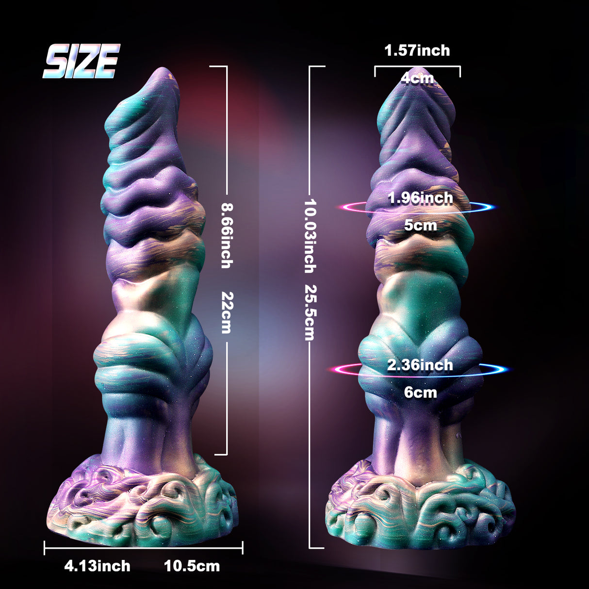 10-Inch Adult Toy - Multi-Function Dildo Vibrator for G-Spot Stimulation