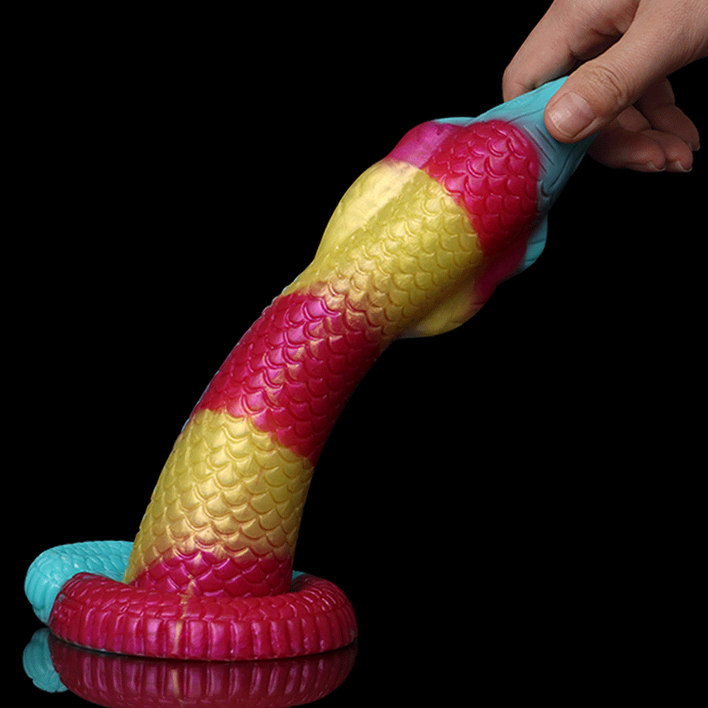 FAAK Realistic Cobra Snake Monster Dildo with strong Suction cup