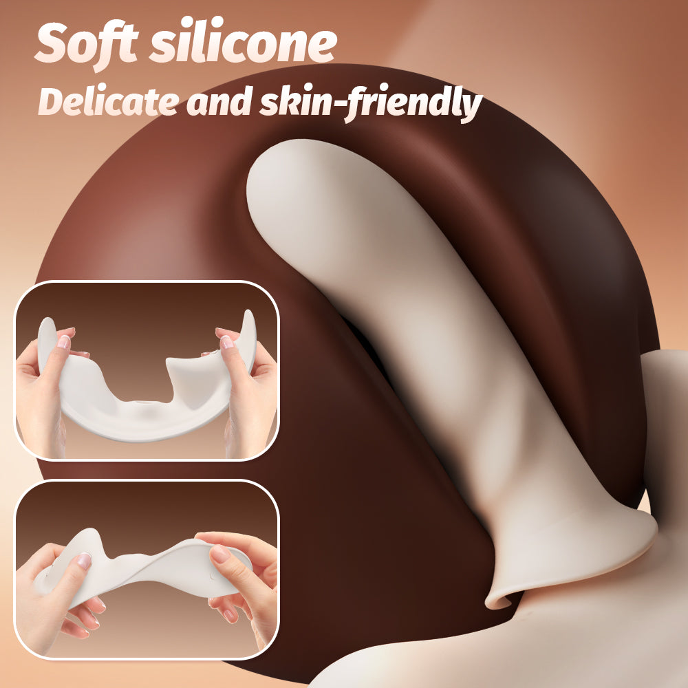 YEAIN APP Remote Control Vibrating Dildo Cushion Heating Telescopic and Detachable Design