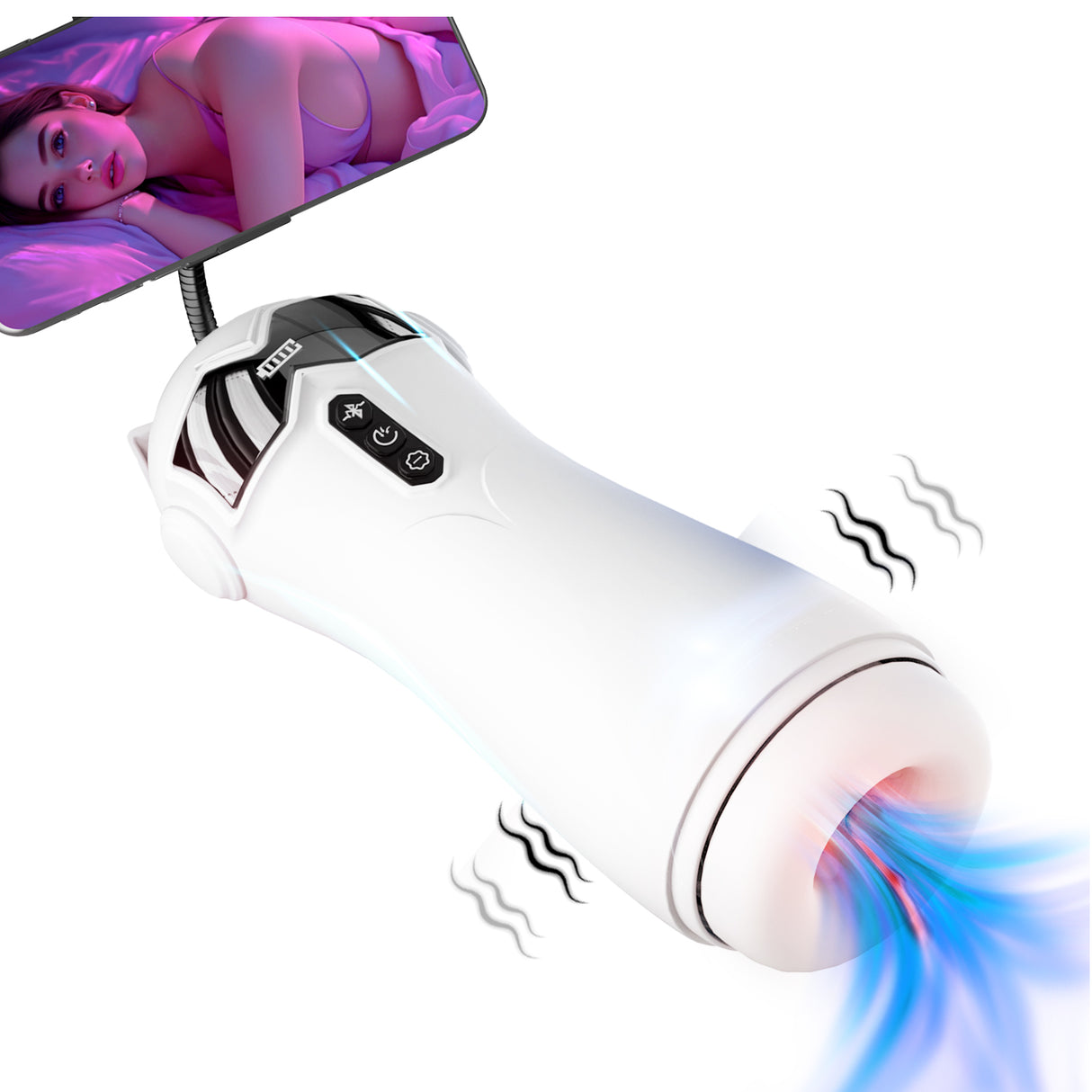 cat women smart airplane cup with Bluetooth control