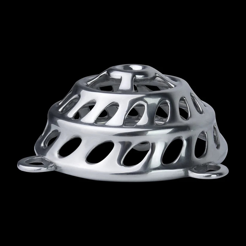 Stainless Steel Metal Dome Strap-on BDSM Toys – Bettie Bondage Male Tease Underwear