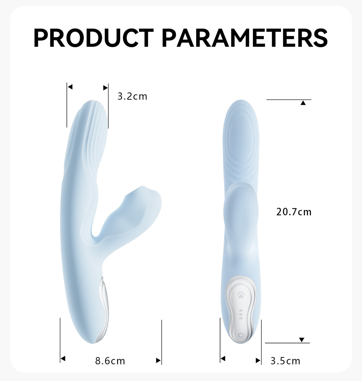 TING NAN Thrusting and tapping Clit and G Spot vibrator