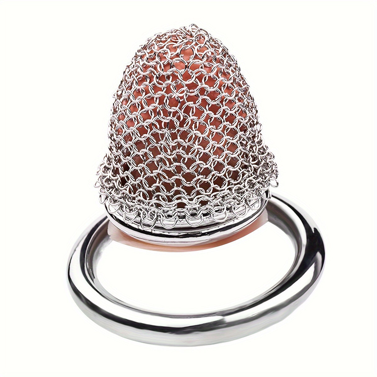 FRRK-198 Mesh Stainless Steel Male Chastity Cage Cock Cage Device