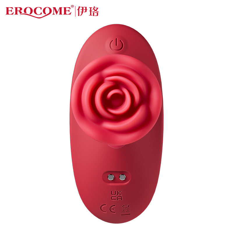 Erocome Tapping rose clitoral vibrator Feamale Massager