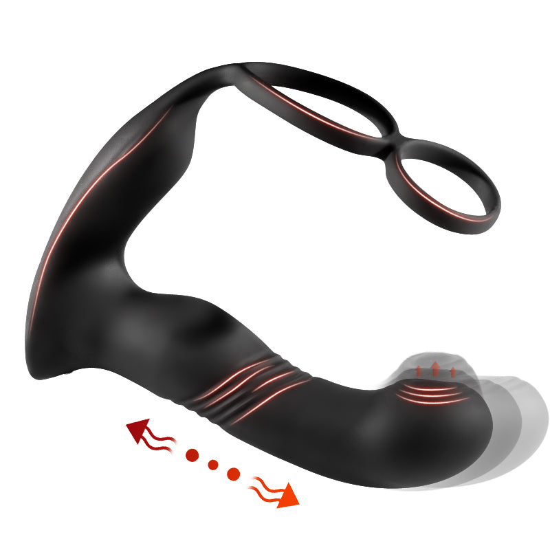 Ares Prostate Vibrator Remote Control Thrusting