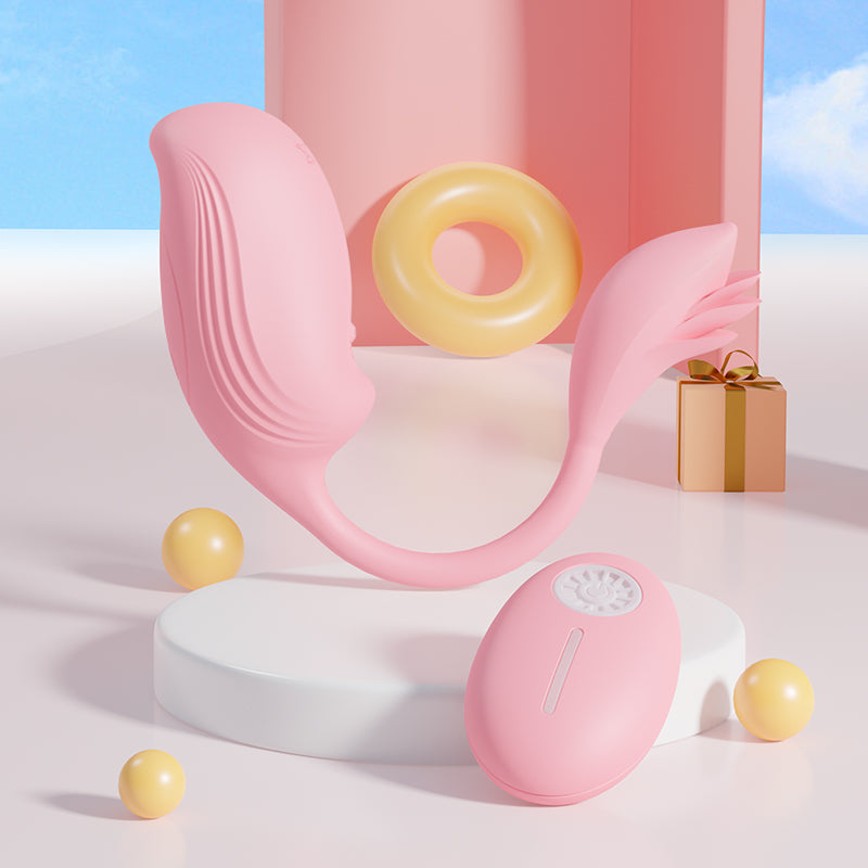 Phoenix vibration Double shock remote control vibrating jump egg for gril