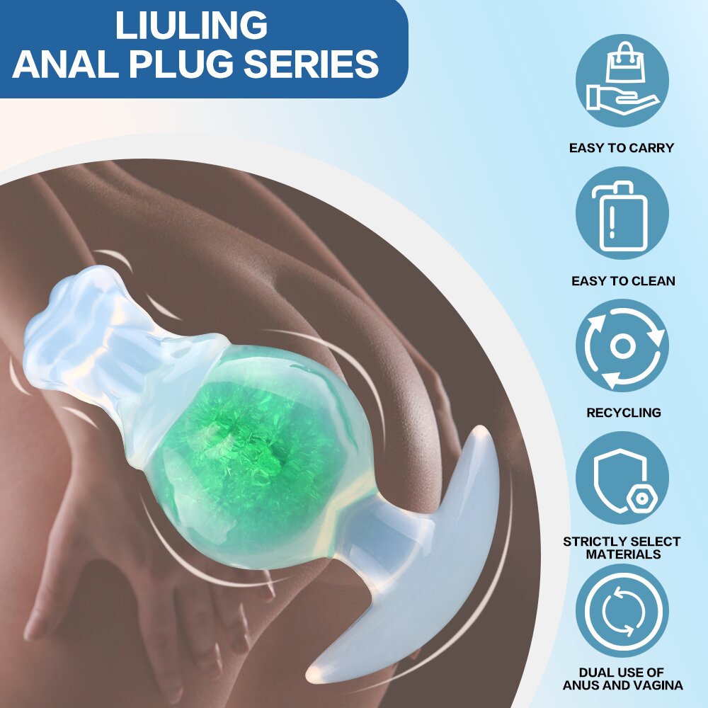 Anal Plug Dual USE of Anus and Vagina