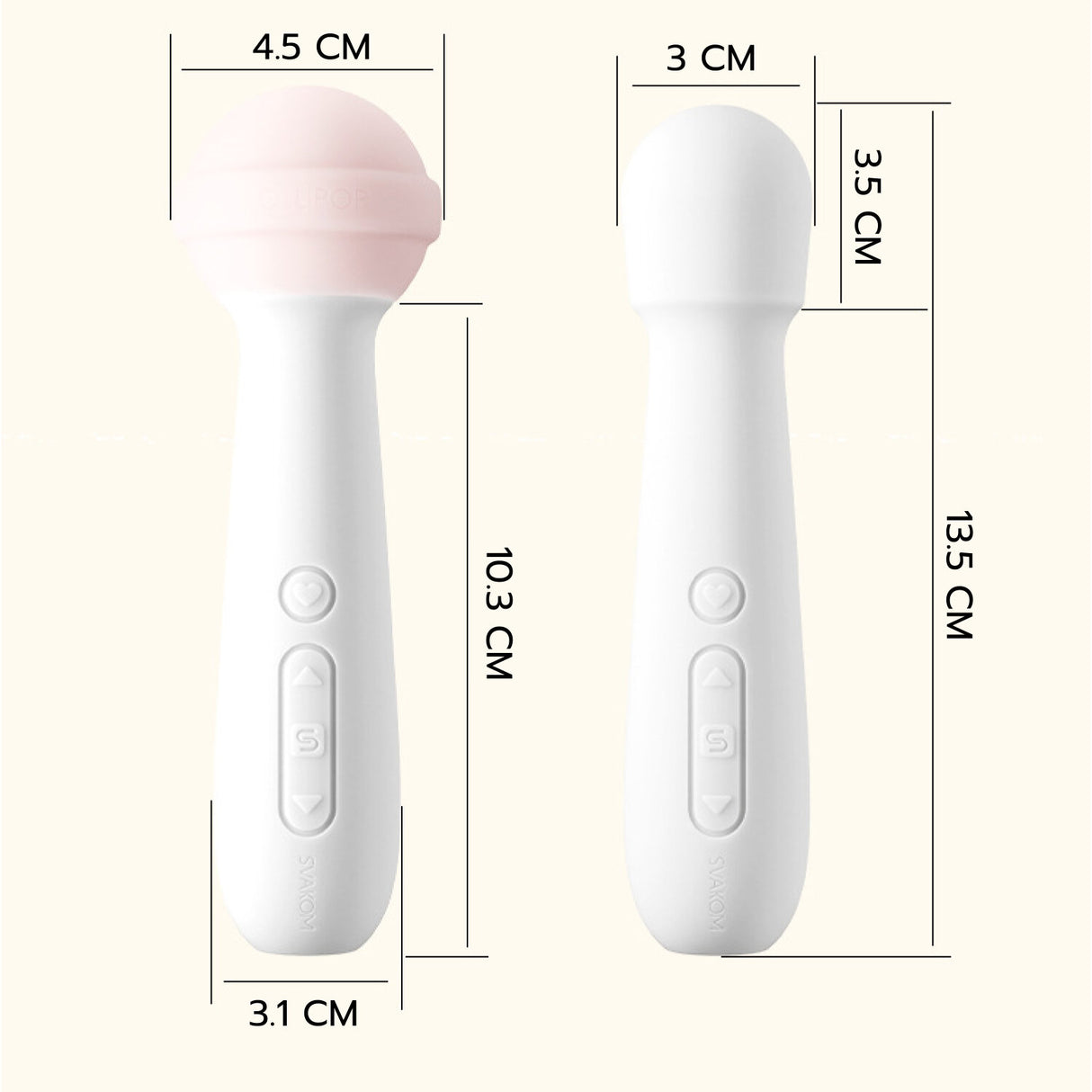 SVAKOM AURORA AV Wand 3 Head Covers