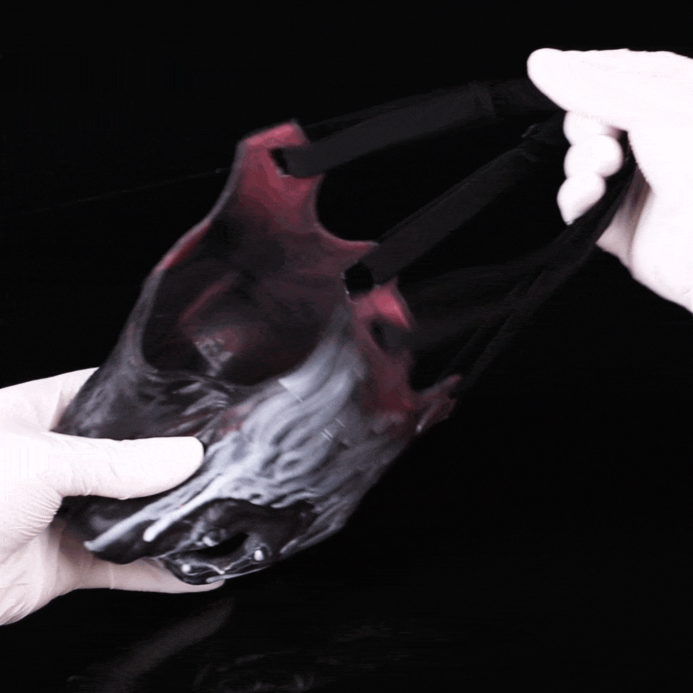 Fantasy Monster Silicone Bondage Masks - Couples Strap-On Teasing BDSM Toys