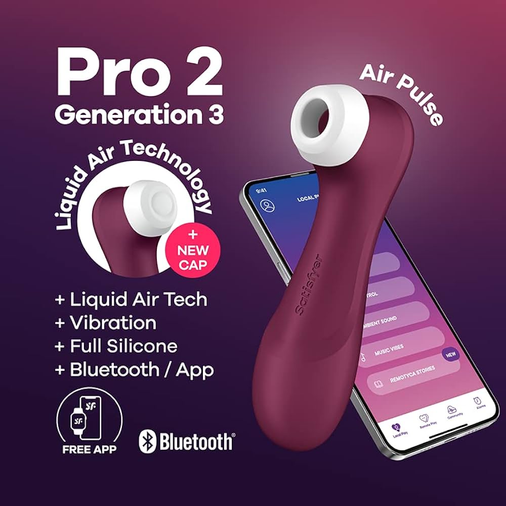 Satisfyer Pro 2 Generation 3 Connect App sucking clitoral stimulator Sexual pleasure vibrators