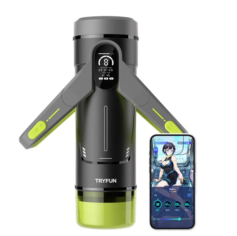 TryFun Black Hole Plus App Controlled Smart Male Masturbator