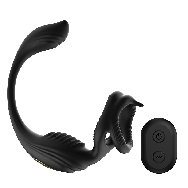 2024 new HGOD 3 in 1 Vibrator Penis Stretch Ring Anal Prostate cock ring Massager With Control