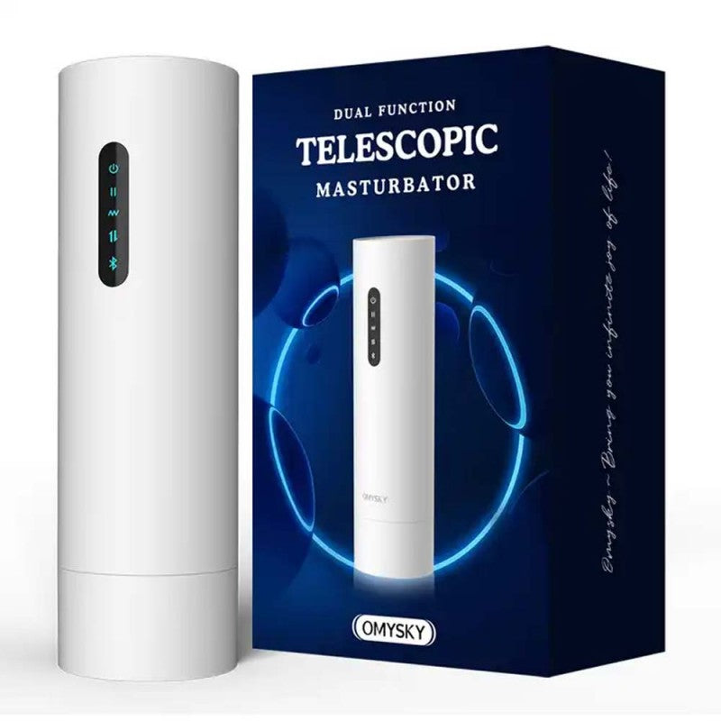 2024 new Masturbation cup Heated Telescopic Vibrating Masturbator Bluetooth Voice Control