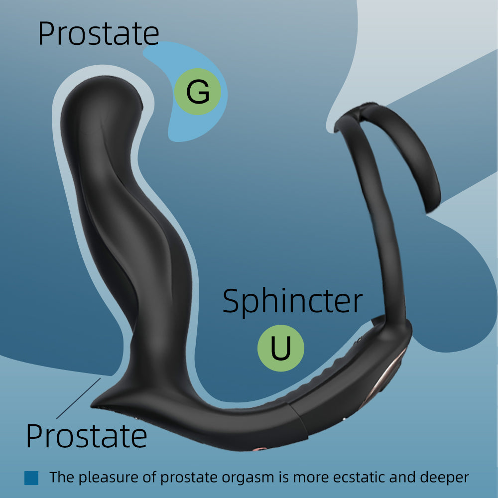 2024 new arrival Lockink Sevanda Black Mamba Prostate Cock Ring Massager