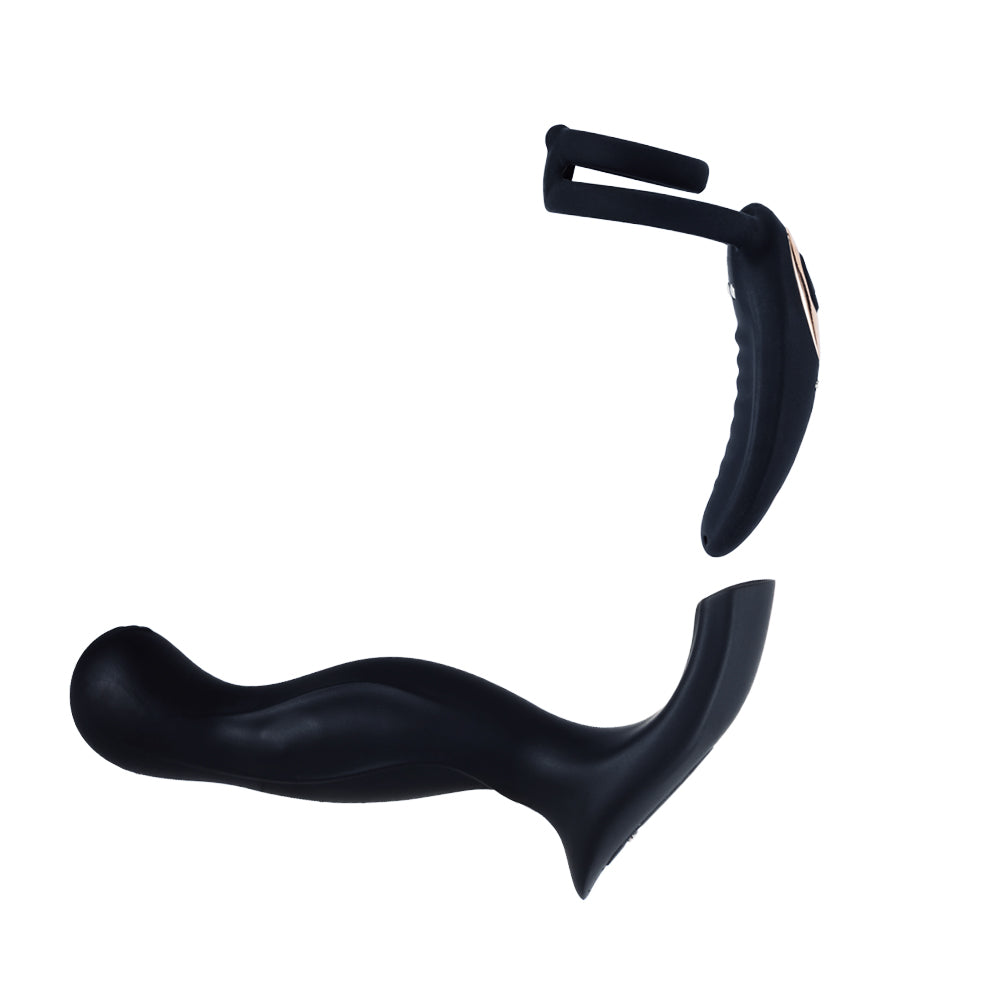 2024 new arrival Lockink Sevanda Black Mamba Prostate Cock Ring Massager