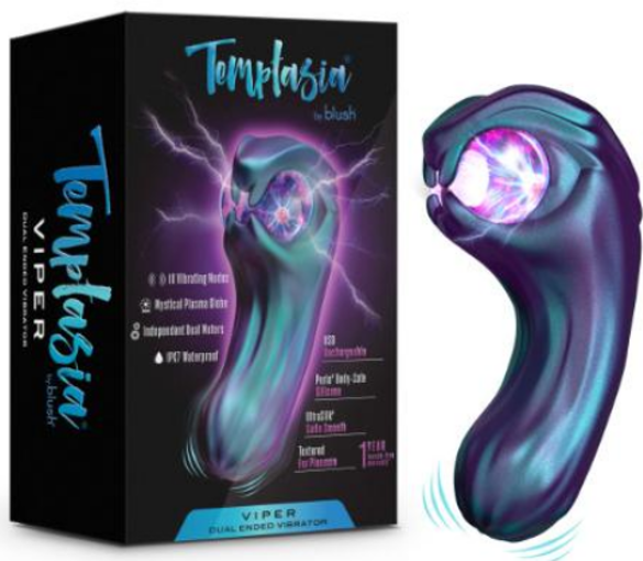 Temptasia by Blush VIPER snake dual ended vibrator