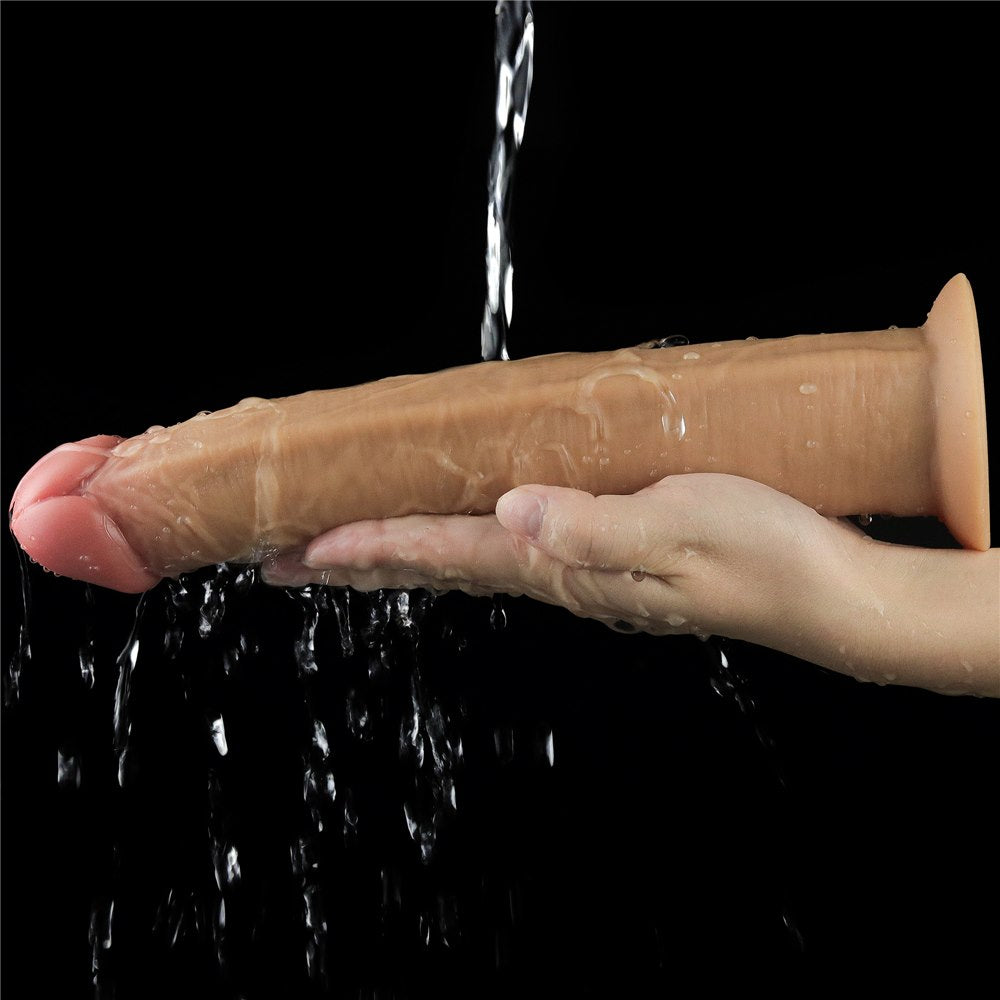 10'' DUAL LAYERED PLATINUM SILICONE ROTATOR