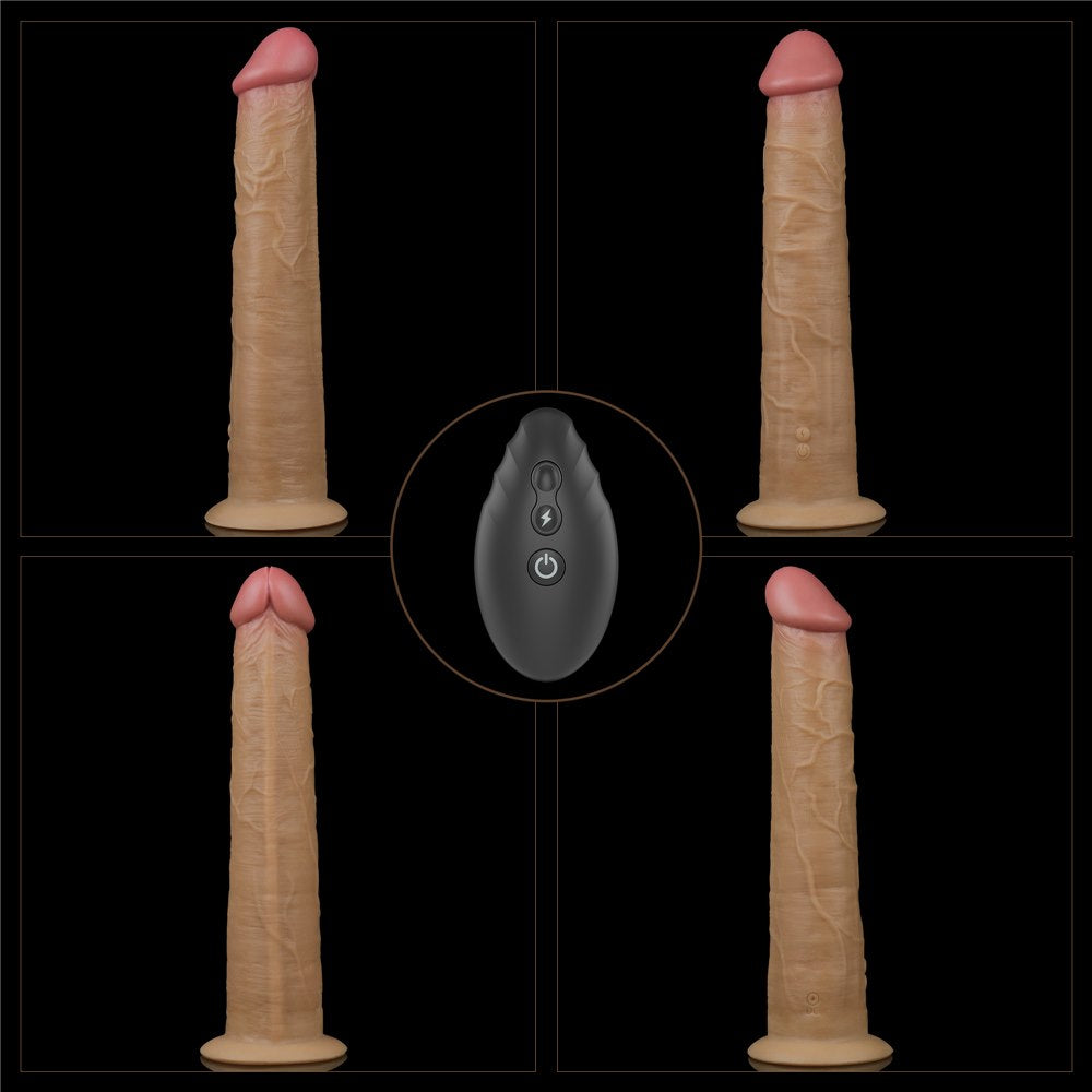 10'' DUAL LAYERED PLATINUM SILICONE ROTATOR