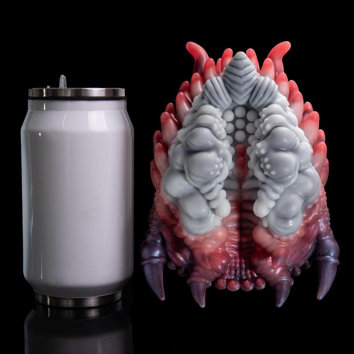 Alien Fantasy Vibrating Grinder Sex Toy OpenChannel Pussy Grinder for Penis Desensitization
