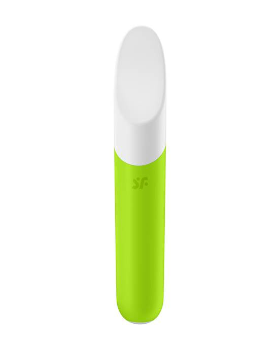 Satisfyer Ultra Power Bullet 7 Vibrator- Green -Yellow- 5.3 Inch