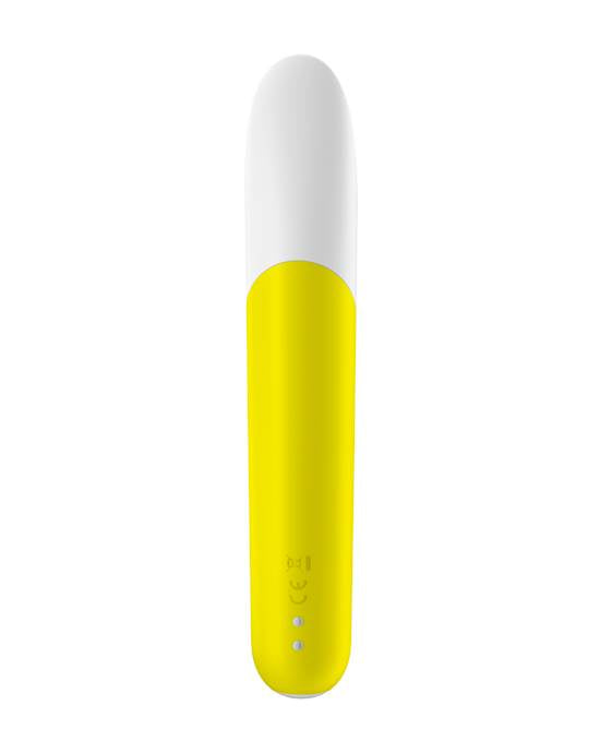 Satisfyer Ultra Power Bullet 7 Vibrator- Green -Yellow- 5.3 Inch