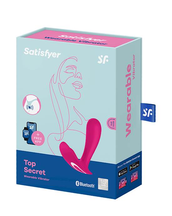 Satisfyer Top Secret Wearable vibrator Bluetooth Connect APP