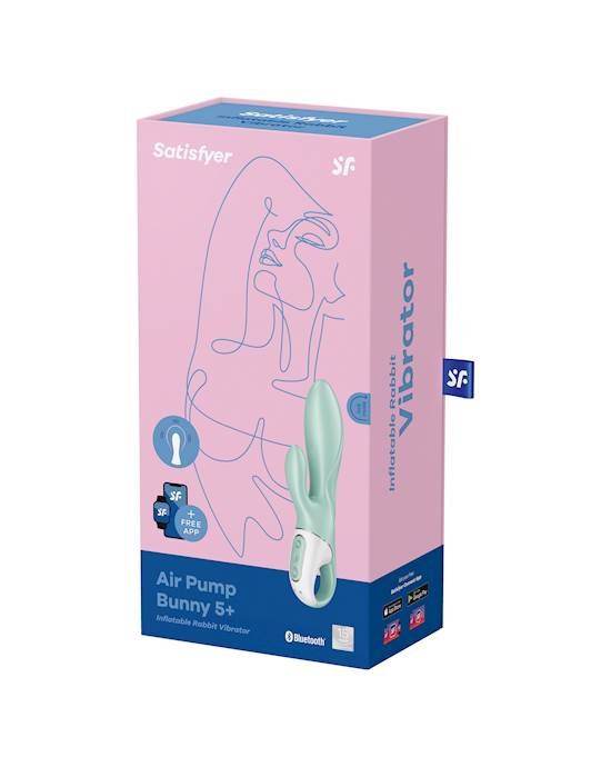 Satisfyer Air Pump Bunny 5 Plus Rabbit Vibrator App control