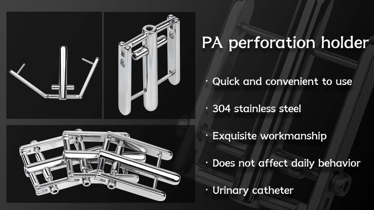 Stainless steel drilling piercing horse eye expander SM sexy toy for men