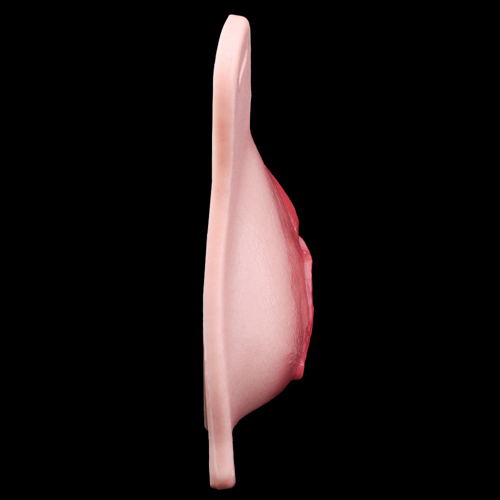 G1151Pink Silicone Strap On Fantasy Realistic Fake Vagina Exclusive Wearable Pussy Pants
