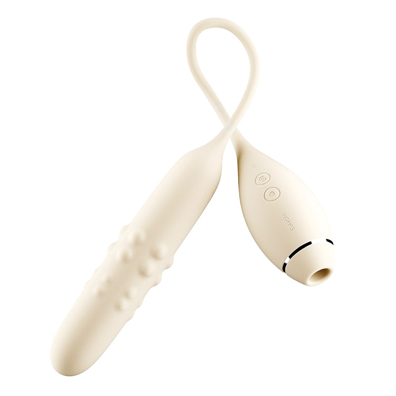SVAKOM Sucking rod telescopic rotating bead female vibrator with app control