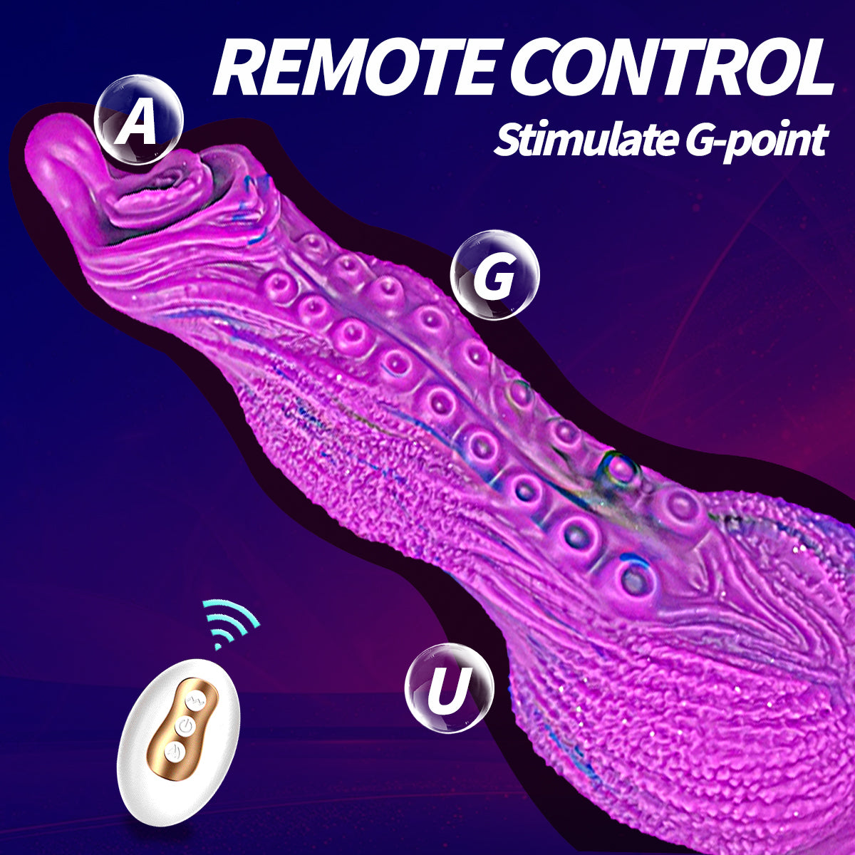 Dildo Vibrator Shock Function Sex Toy with remote control