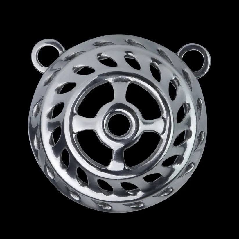 Stainless Steel Metal Dome Strap-on BDSM Toys – Bettie Bondage Male Tease Underwear