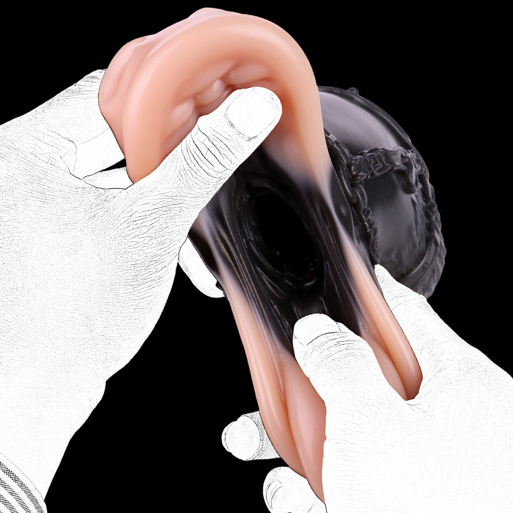 Realistic Horse Mouth Pocket Pussy Masturbator Animal Oral Sex Penis Massage