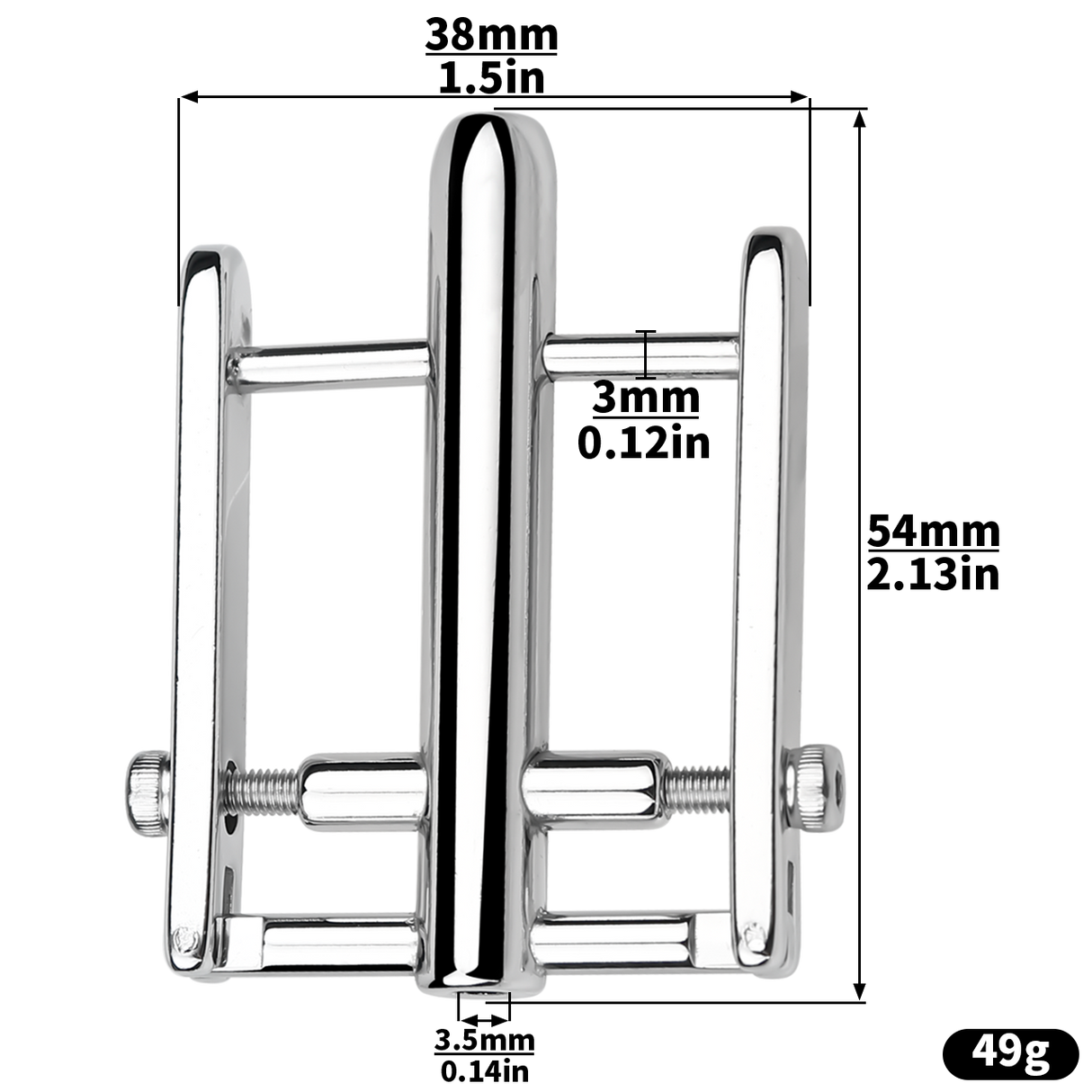 Stainless steel drilling piercing horse eye expander SM sexy toy for men