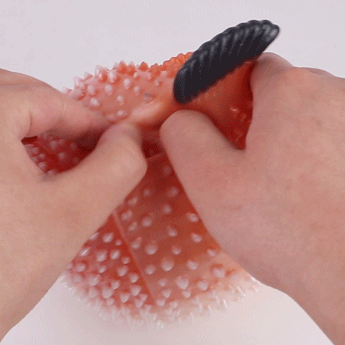 FAAK Pearl Puffer Double Channel Vagina and Mouth Sex Doll Male Masturbator