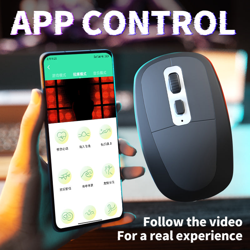 Mouse Masturbator Penis exercise gun trainer with APP control