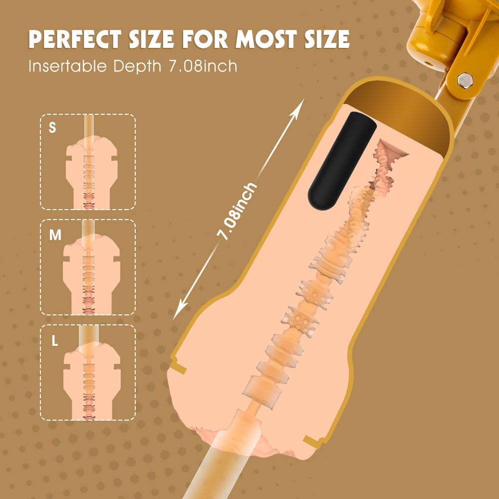 Carina Realistic Vagina Cup Electric men masturbator