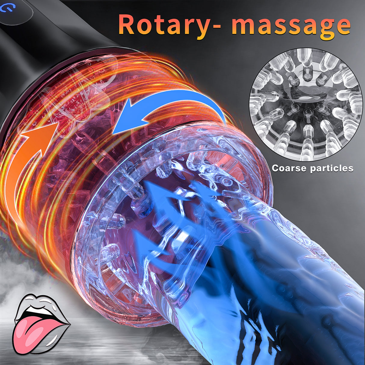 Male Sex Toys Rotating Vibrating Mini Male masturbator cup