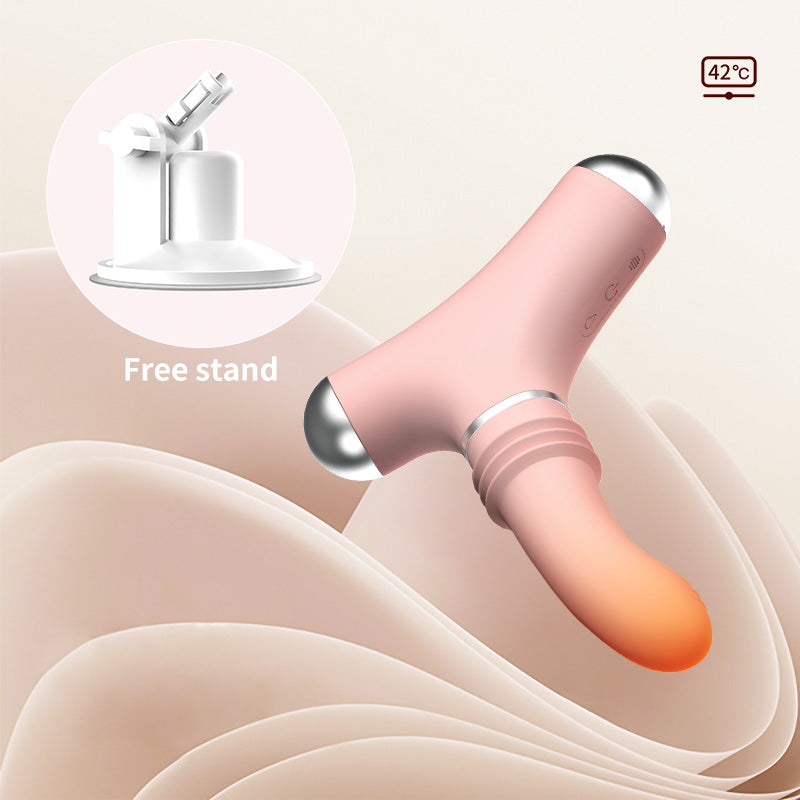 2024 New arrival ROOMFUN Strong Shock Heated Vibrators with APP control Sexy Rotating Masturbator for women