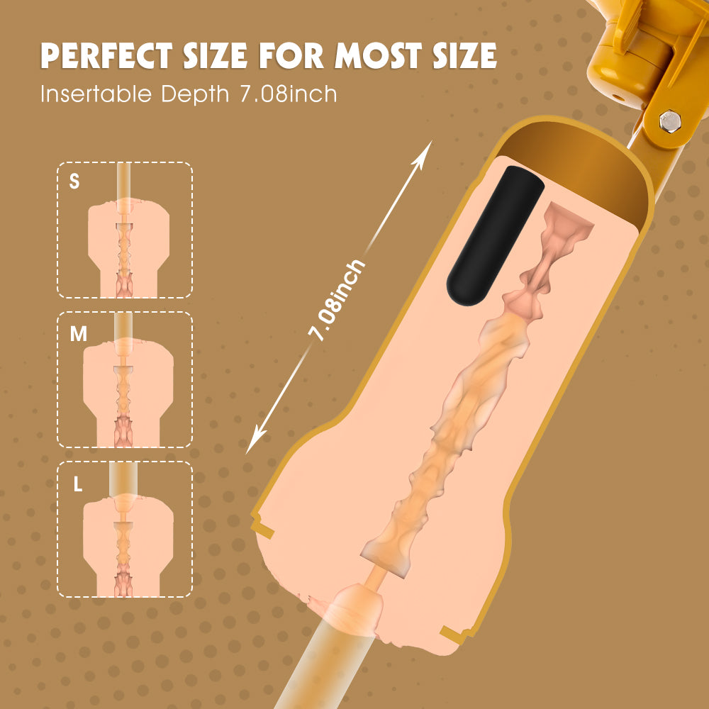 Ella Realistic Electric Vagina Cup male masturbator