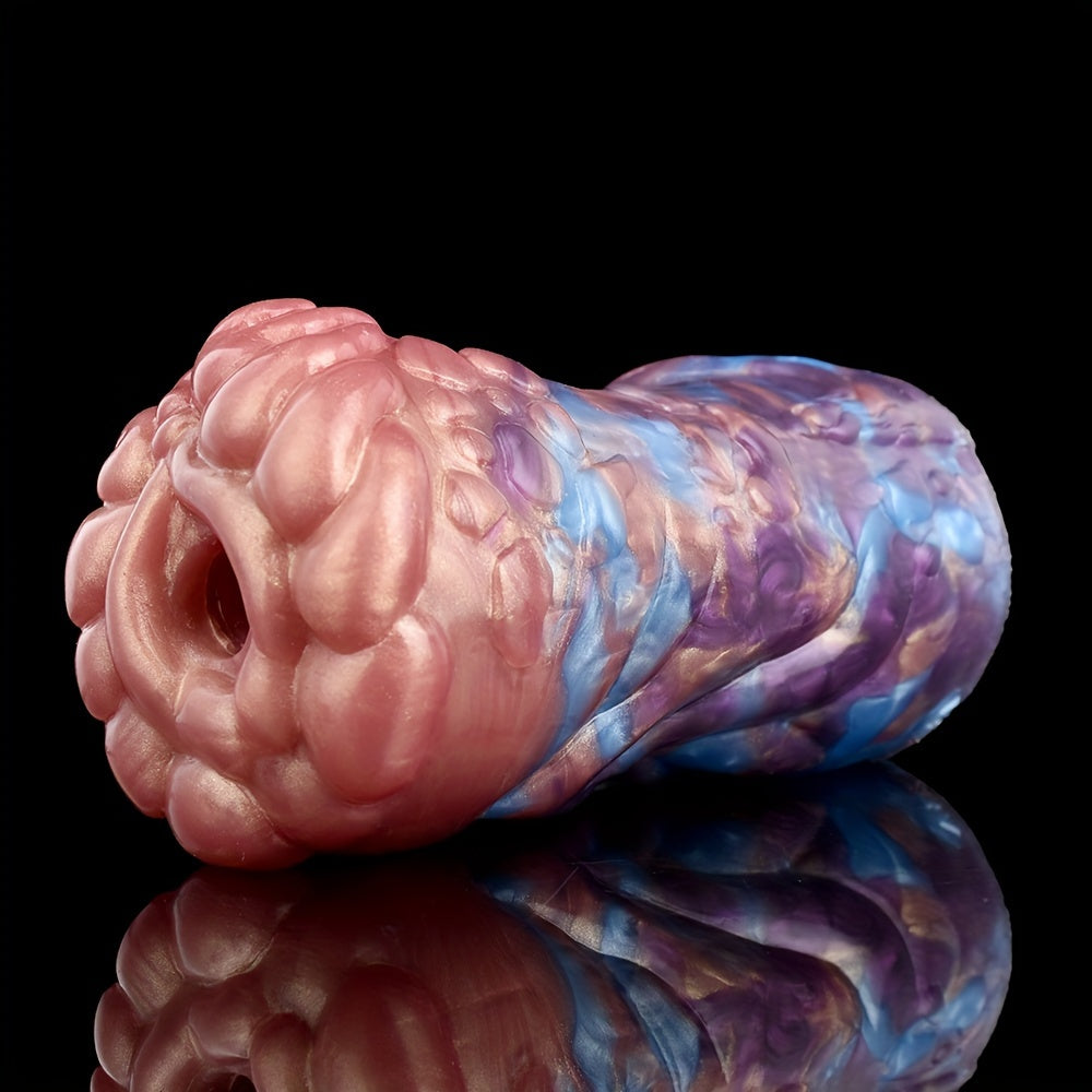 Colorful Monster Silicone Pocket Pussy Penis Exercise Masturbator