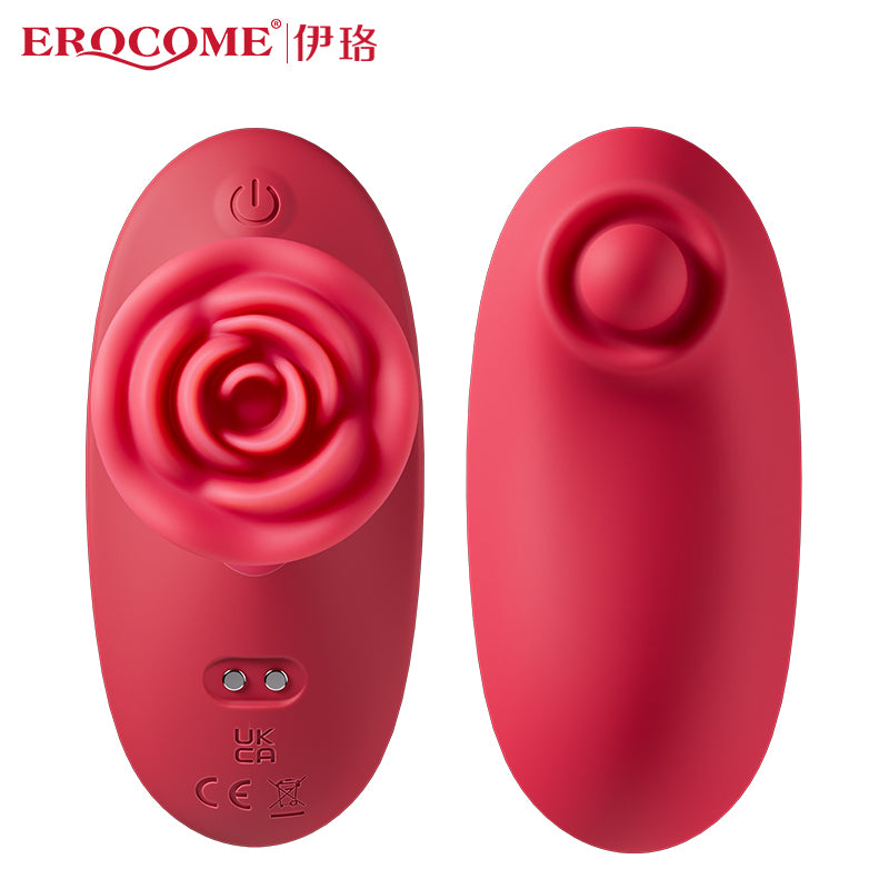 Erocome Tapping rose clitoral vibrator Feamale Massager
