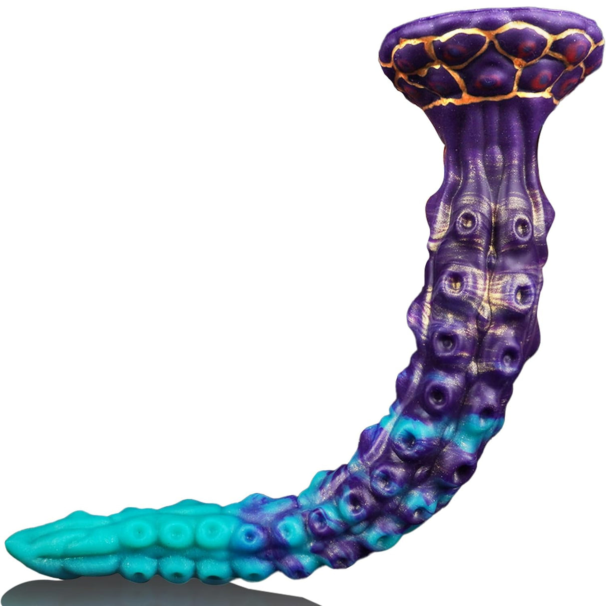 Poseidon - 13.78 Inch Tentacle Dildo - Vibrating Long Deep Dildo