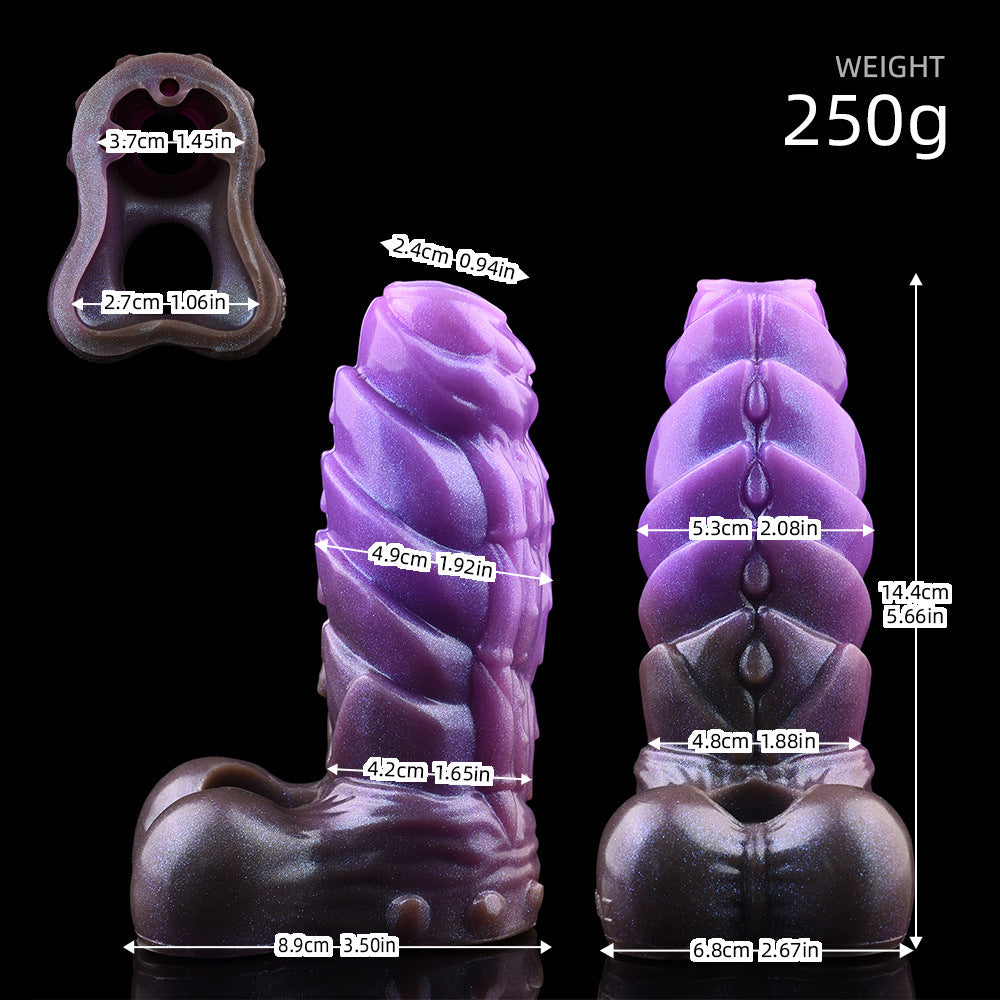FAAK Multiple sizes Penis enlargement silicone leather cover