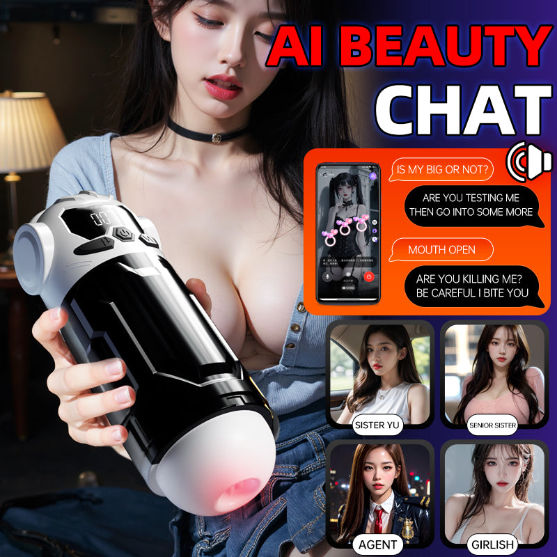 Stretchable suction oral love Male Airplane cup with APP